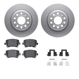 R1 Concepts WDUH1-74154 Carbon Series Brake Rotors W/ 5000 Oep Brake Pads & Hdw